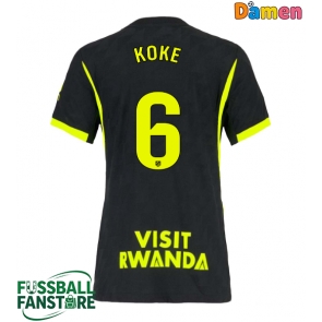 Atletico Madrid Koke #6 Replik Auswärtstrikot Damen 2026-27 Kurzarm